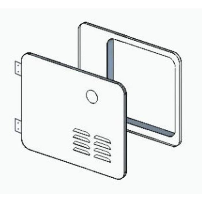 Girard New Generation Hinged Door/Flange Assembly For A 6 Gal Atwood Retrofit GSWH-2 3 Girard New Generation Hinged Door/Flange Assembly For A 6 Gal Atwood Retrofit GSWH-2