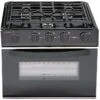 Suburban 17" Sealed Burner Black 3-Burner Range -Rv Equipment 3637a 04