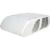 Coleman MACH 10 15K BTU Air Conditioner In White 1 Coleman MACH 10 15K BTU Air Conditioner In White -Rv Equipment 45xxx mach 10 white shroud front angle 1