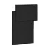 Dometic DM2652,DM2662,DM2663 Refrigerator Upper & Lower Brushed Black Raised Americana Door Panel Set -Rv Equipment 89181h 2
