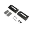 Dometic Americana II Series Refrigerator & Freezer Door Handle Kit - Black -Rv Equipment 97154
