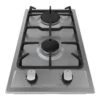 Contoure Deluxe Stainless Steel 2-Burner Built-in Electronic Ignition Gas Cooktop 1 Contoure Deluxe Stainless Steel 2-Burner Built-in Electronic Ignition Gas Cooktop -Rv Equipment ag 200s