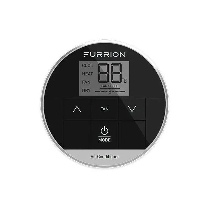 Furrion Chill Standard Single-Zone RV Wall Thermostat W/ 3 Fan Speeds - Black 3 Furrion Chill Standard Single-Zone RV Wall Thermostat W/ 3 Fan Speeds - Black