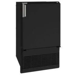 U-Line 14" Crescent 23-Pound Ice Maker In Black